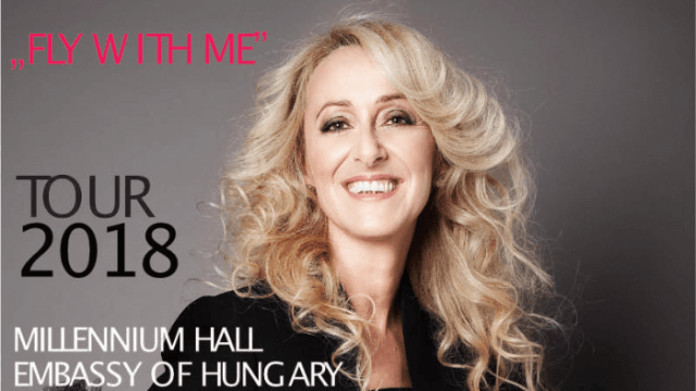 Lilla Vincze at the Hungarian Embassy