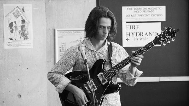 Image: ANU School of Music Student Liam Burke, J & C Lunch Time Concert, 2025. Photo by Yun Hu/ ANU
