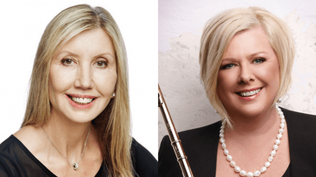 Louise Johnson and Janet Webb