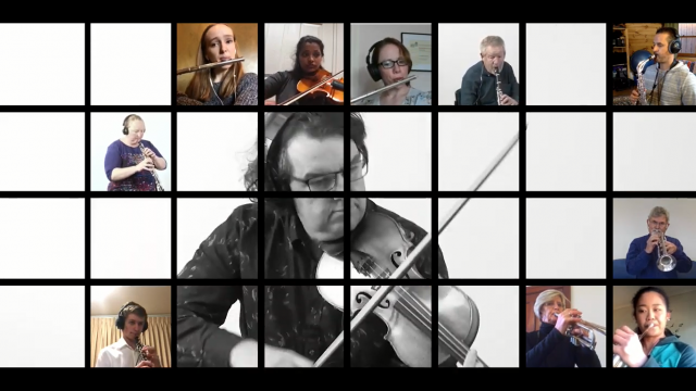 virual orchestra recording