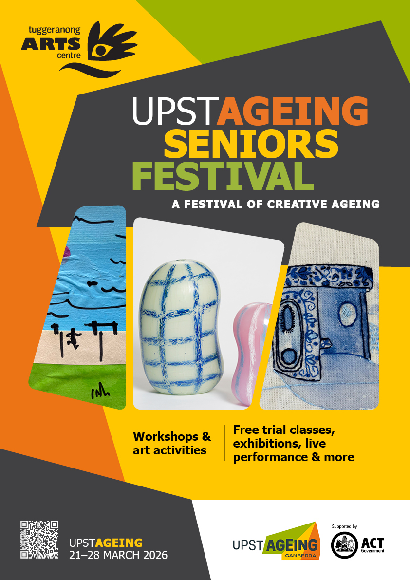 UPSTAGEING Seniors Festival flyer