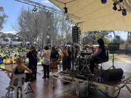 Girls Jazz+ at Floriade. Image by Sophie Edwards